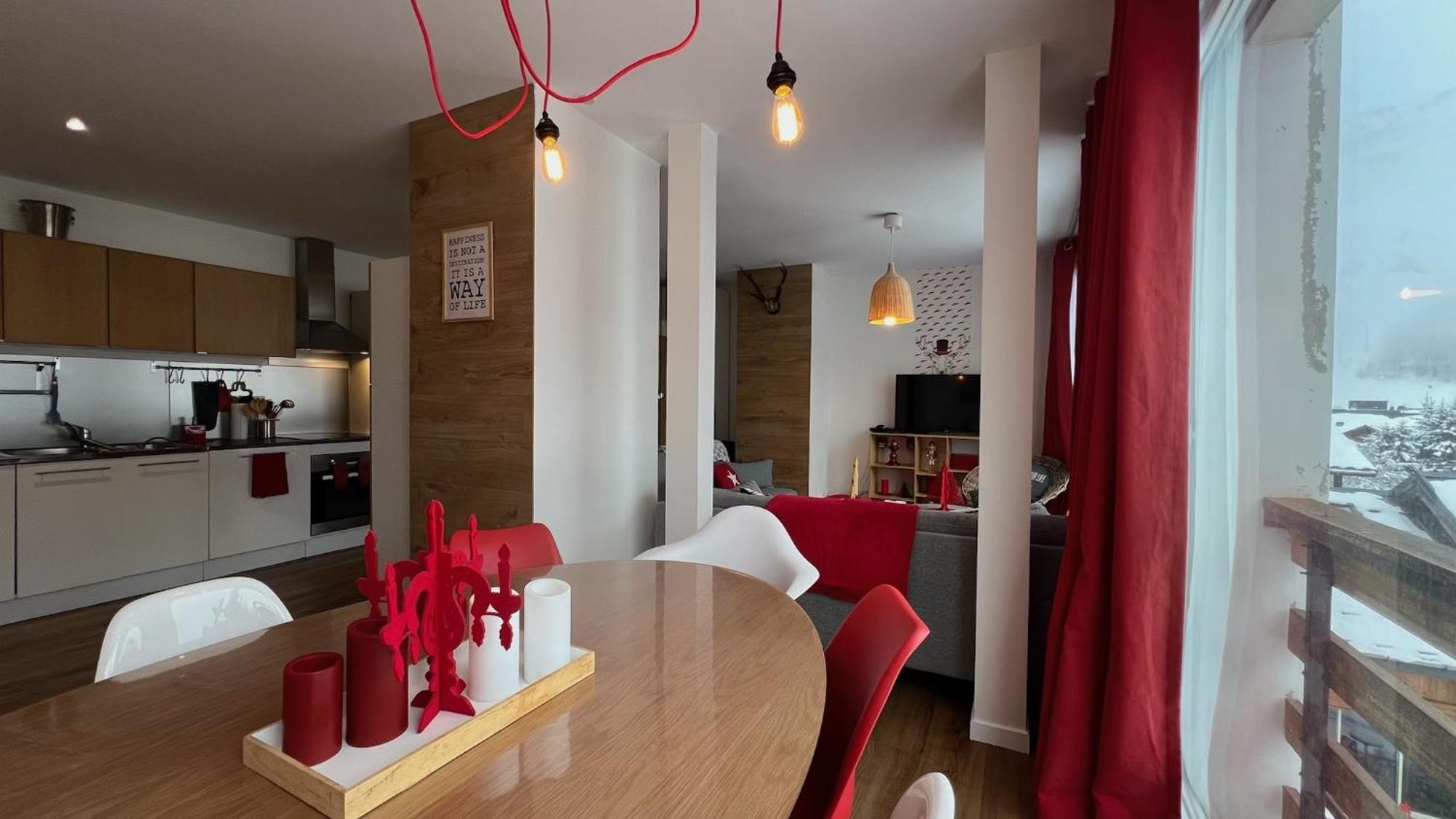 Rouge Canneberge -8 Personnes- 84M2 Vue Degagee Setaz Valloire Exterior photo